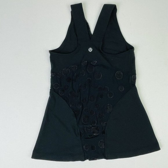 Lululemon Dance TOP Velvet Ghost Polka Dots Razorback Pullover Women's 2* RARE! - Picture 3 of 10